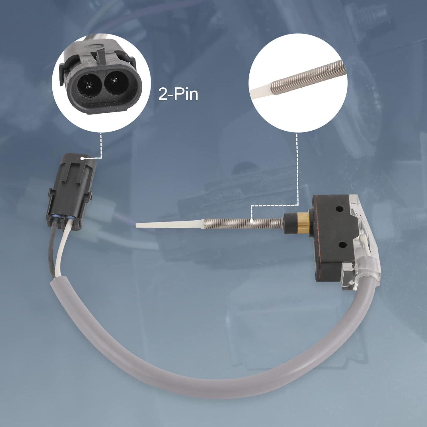 Clutch Switch Compatible with 1987-2007 Peterbilt 378 379 Models Part# 1604996 16-04344 16-04996 1604996 577.75612