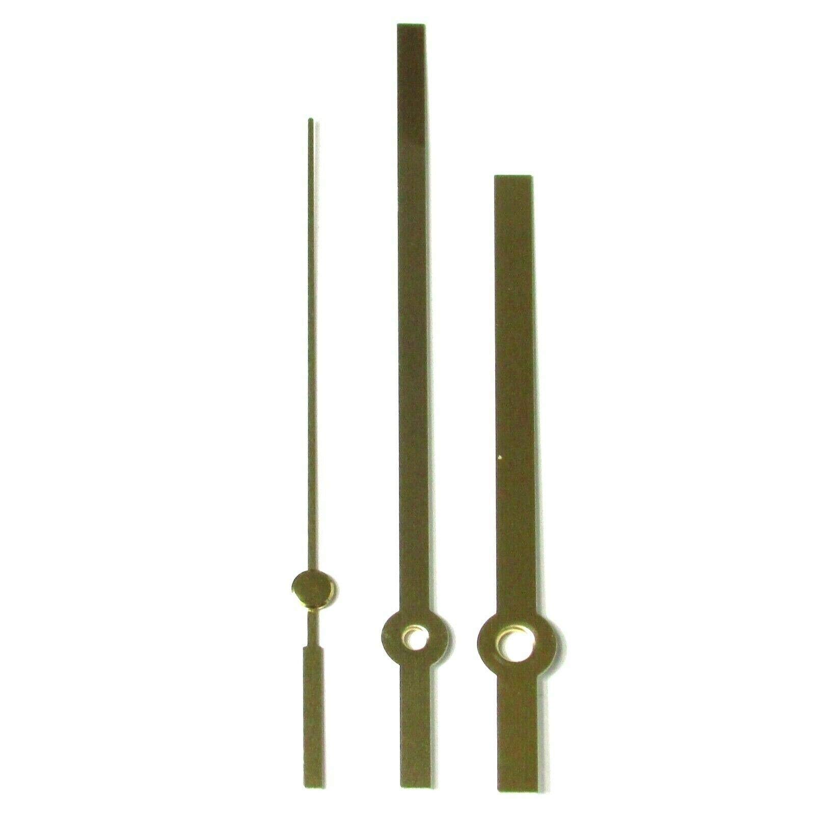 Lancette di ricambio per orologio al quarzo, in metallo, con meccanismo di movimento per fori delle mani, 3,6 mm e 5,5 mm cinese (119 mm, oro