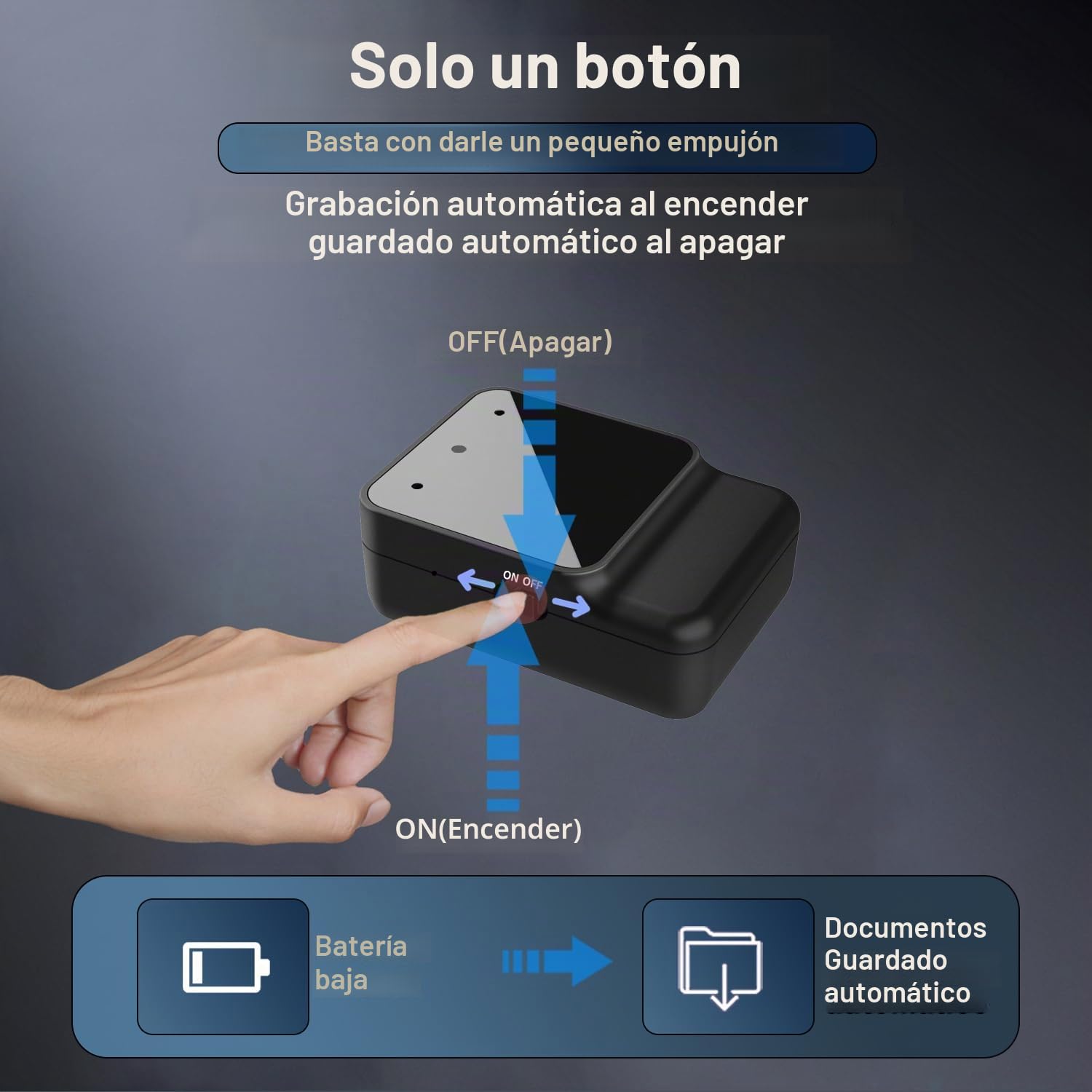 Mini Grabadora de Voz - Portátil Mini Grabadora, Magnética Grabadora de Audio con Auriculares, Reducción de Ruido, Fácil de Usar, Voice Recorder para Trabajo, Estudio, Reuniones, Entrevistas