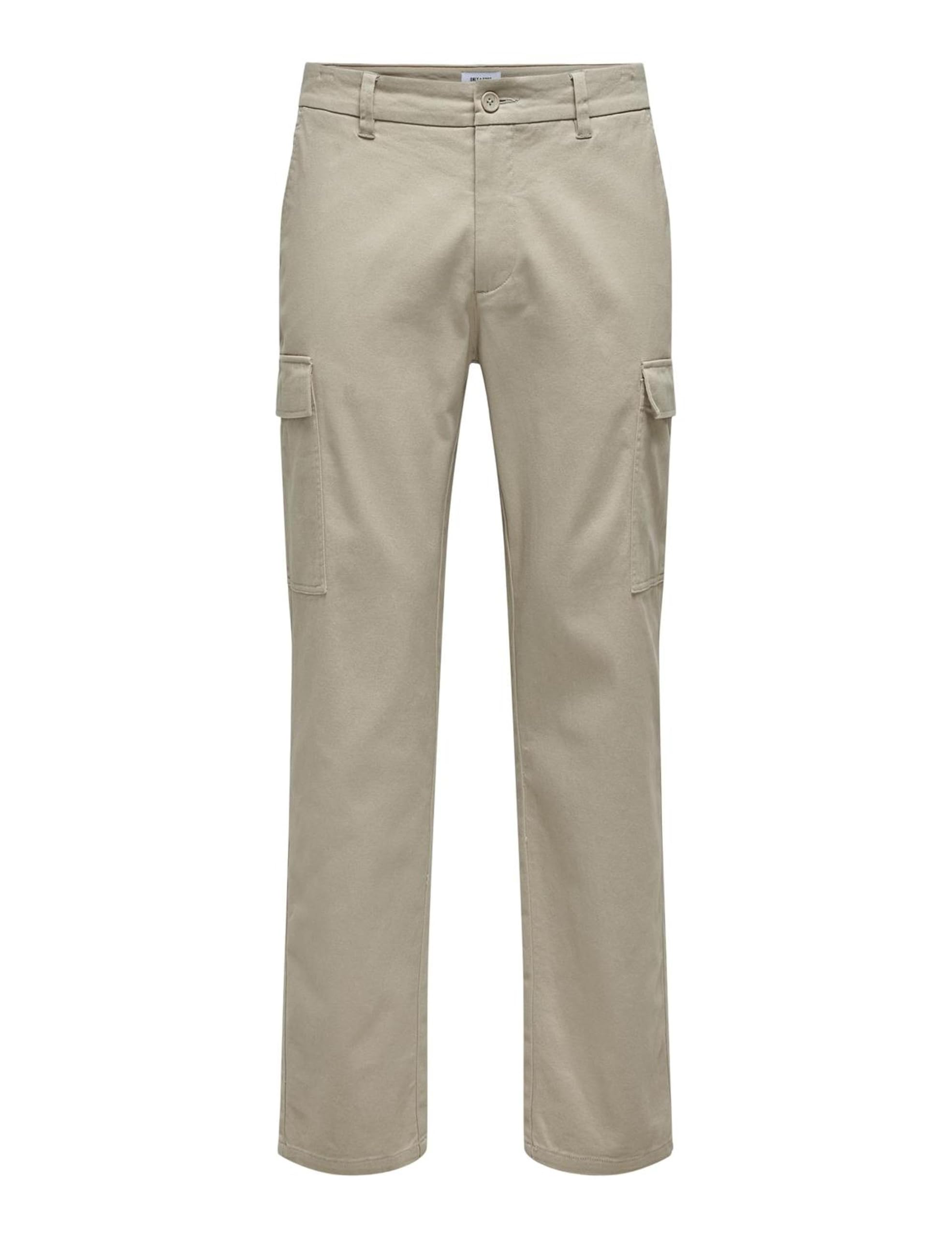 Only & Sons Men's Chinchilla Cargo Trousers, 33 W/34 L