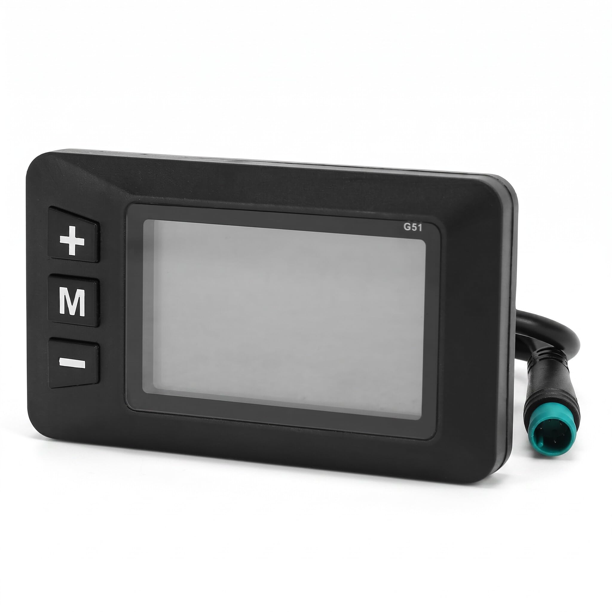Bewinner Pannello Display LCD Universale per Bici Elettrica G51, Contachilometri Impermeabile 24V 36V 48V con Retroilluminazione per Bici Elettrica e Scooter