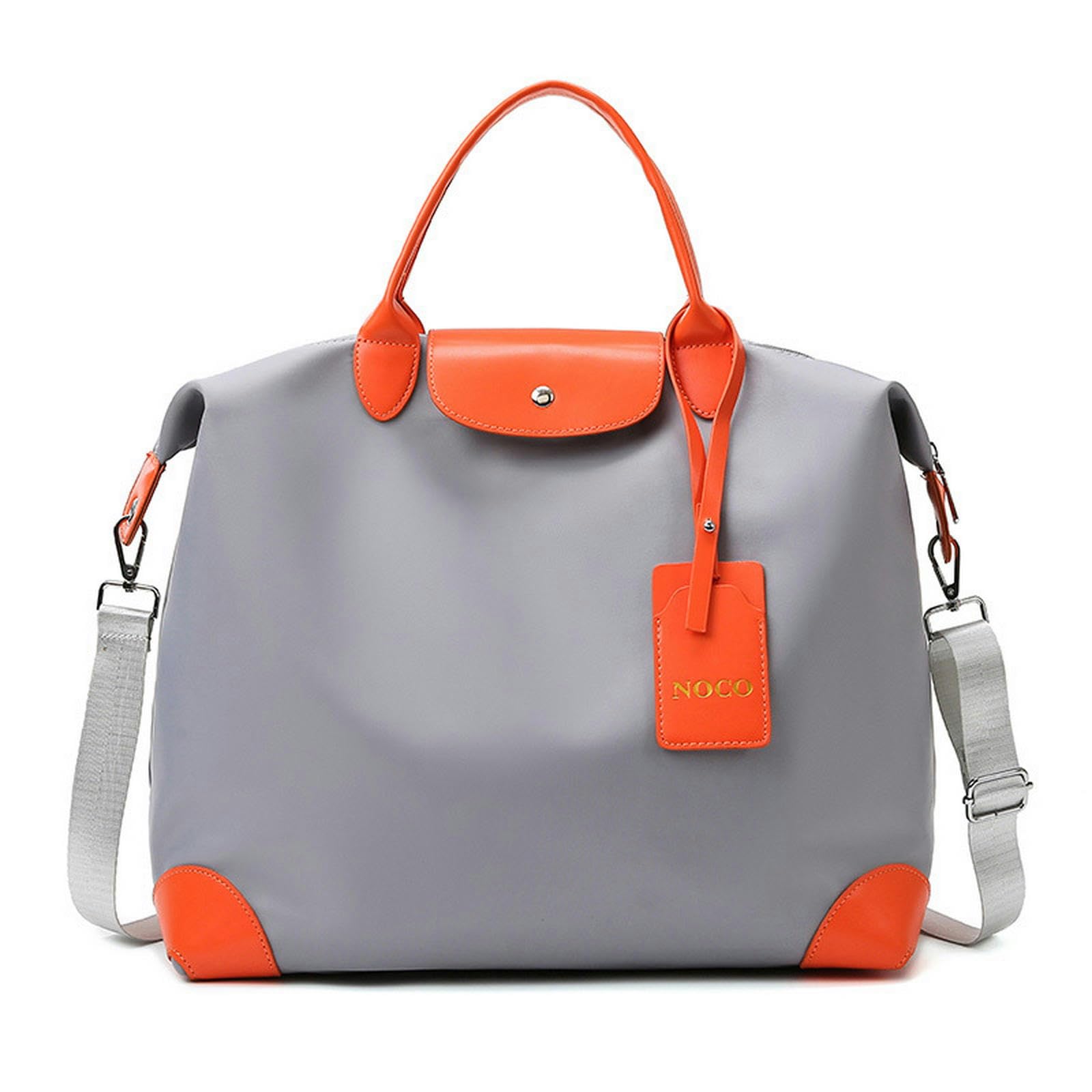 NOGRAX Schulrucksack Leichte Reisetasche Für Kurze Reisen Und Fitnessstudio Mit Großer Kapazität Handtasche Wochenendgepäck Duffle Beutel Frauen Yoga Fitness-Braun