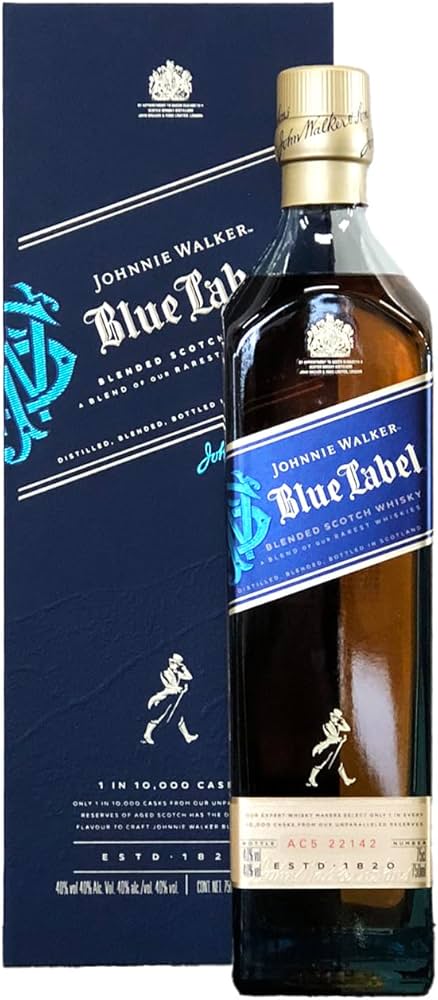 ジョニーウォーカー ブルーラベル750ml 40% Johnnie Walker Amazon.co.jp: ジョニーウォーカー ブルーラベル 40％ 750ml 正規輸入