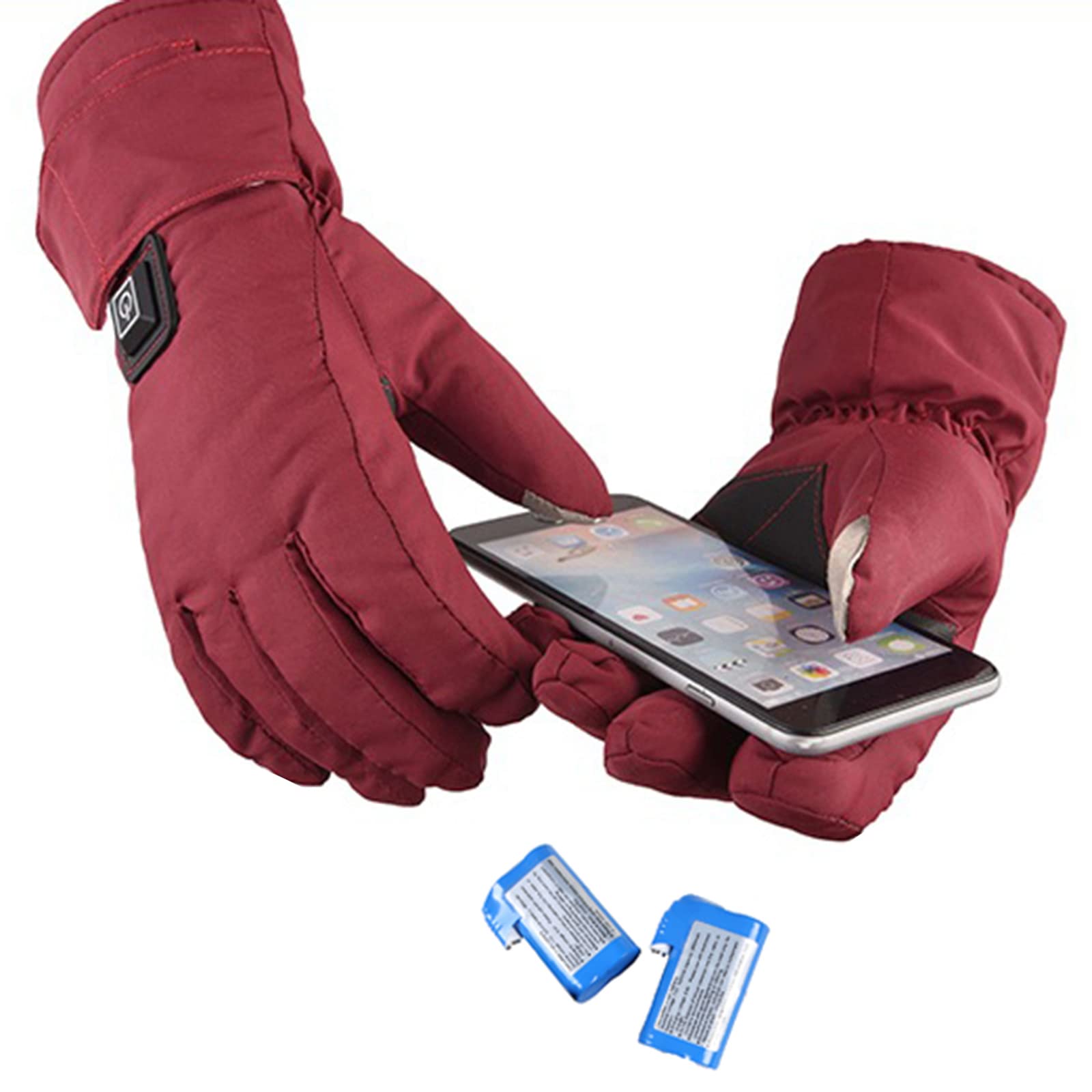 Gants chauffants pour femme contre le froid aux mains