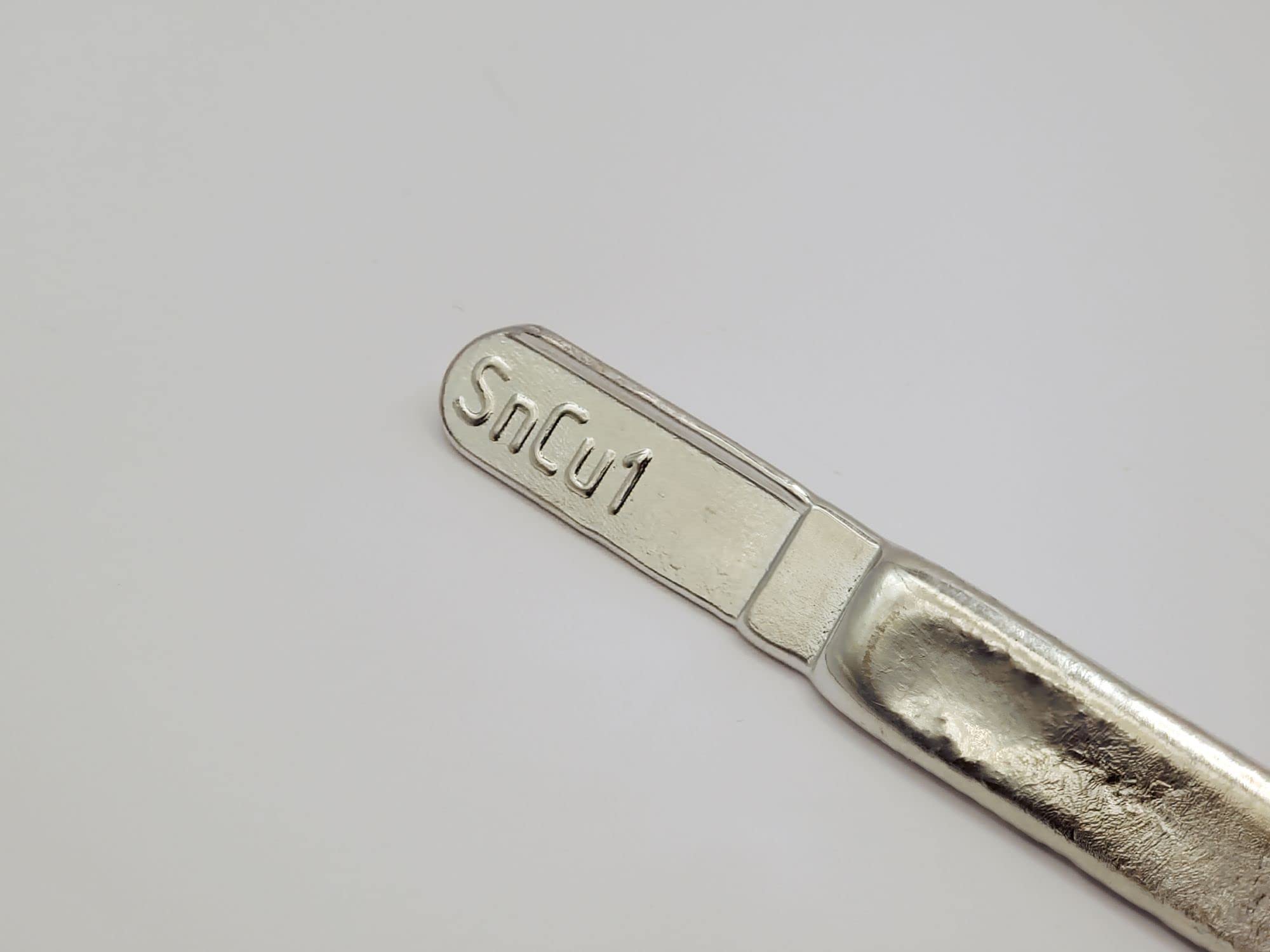 Lötzinn Stangen SnCu0,7 Dreikant Stab 100g-1kg, Lebensmittelzinn, Bleifrei, Zinn (250)