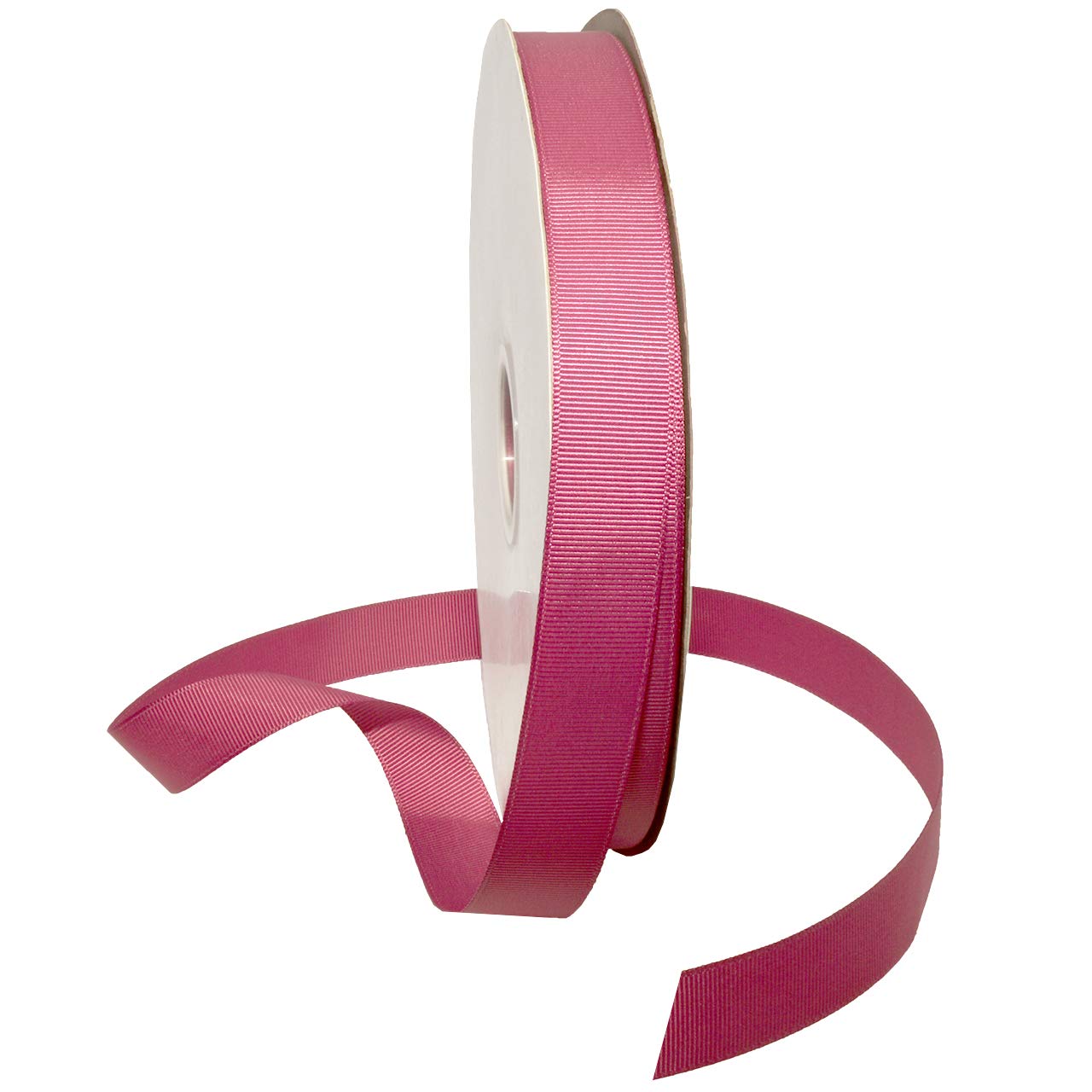 Ruban gros grain rose victorienne pour décoration de mariage et faire-part