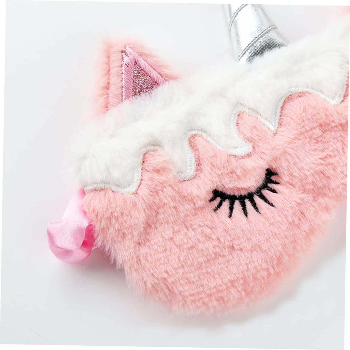 Healeved 12pièces Masque De Sommeil Peluche Forme De Lapin Et Licorne De Cache-yeux Kawaii Pour Voyage Sieste Et Anniversaire