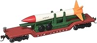 Vista 1 de Bachmann Industrias 52' Centro Deprimido Coche Plano con Misiles