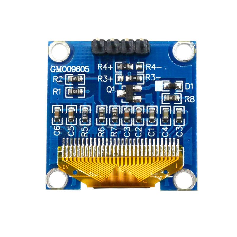 Image of OLED Display Module 0.96 inch 4 pin (128x64), IIC Interface, Blue /White Screen 0x3C