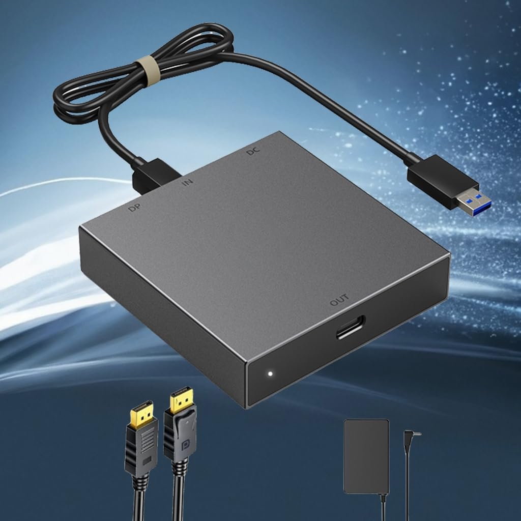 Goditi il nuovo gioco di realtà virtuale utilizzando l'adattatore VR2 USB 3.0 e il cavo DisplayPort