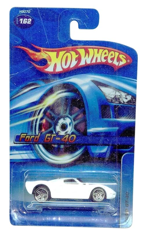 Image of Hot Wheels Ford GT 40 Ages 3 and Up #162 (White)