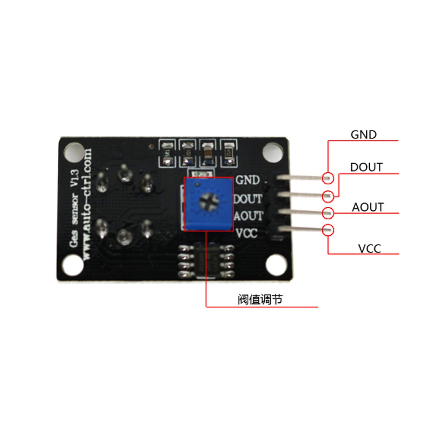 MQ-131 Ozone gas detection sensor module