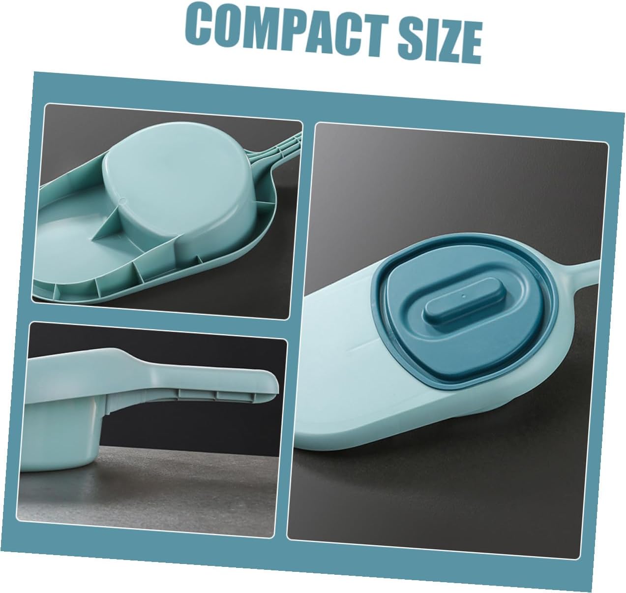 Portable Bedpan with Lid Lightweight Nursing Urinal Pot for Elderly and Bedridden Patients Compact Travel Toilet Pan for Home and Hospital Use