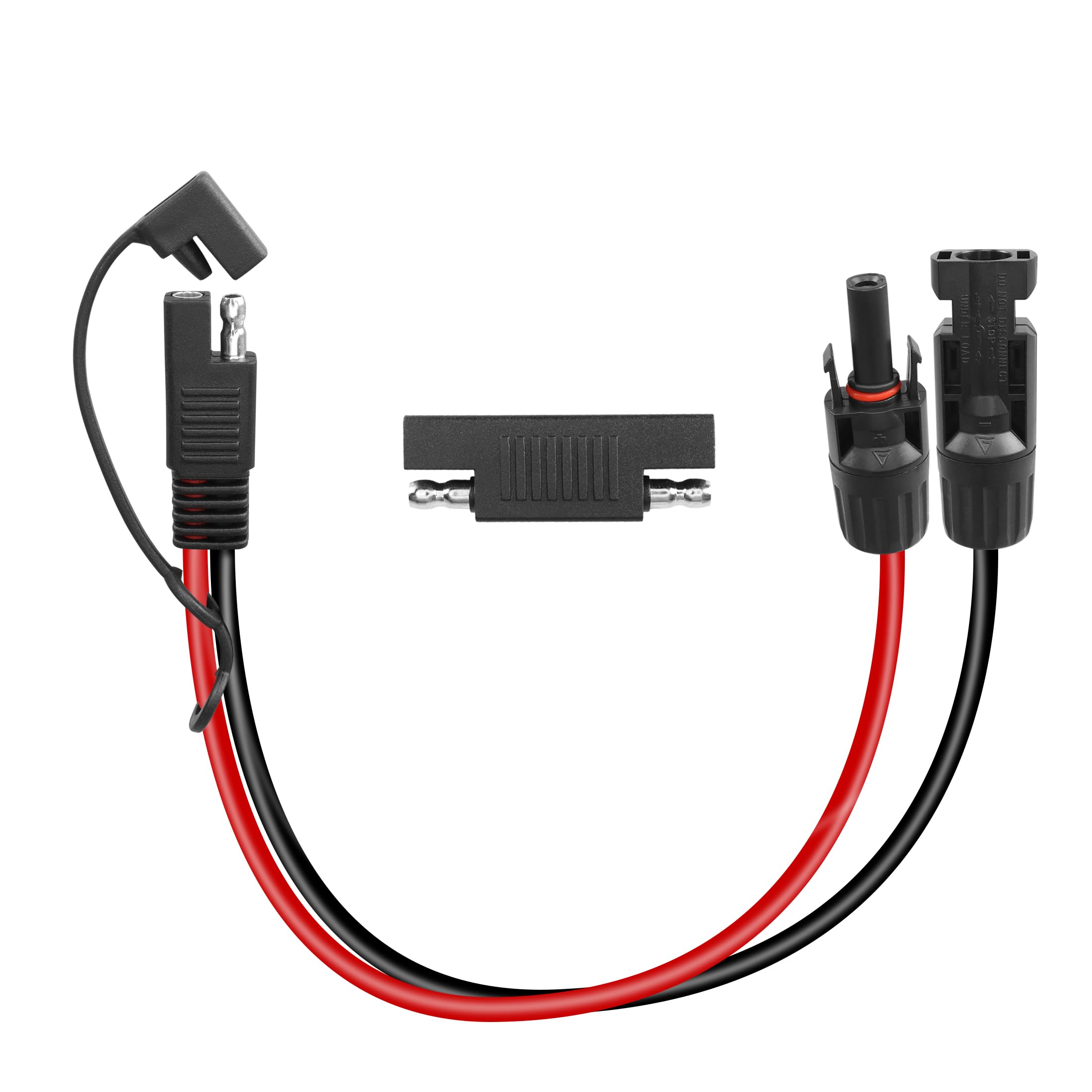 Buy SAE to Solar Panel Adapter 10AWG YACSEJAO 1FT/30CM Solar Panel ...