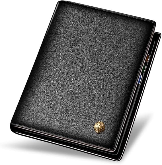 Laorentou Elegance Genuine Leather Italian Made Men's Wallet - Men's Card Holder