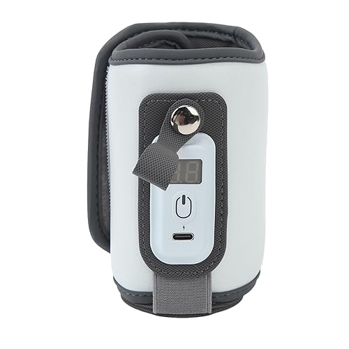 Generic Botella portátil para mantener el calor, USB 5 ajustes de temperatura de viaje, calentador de leche de viaje, biberón de calentamiento