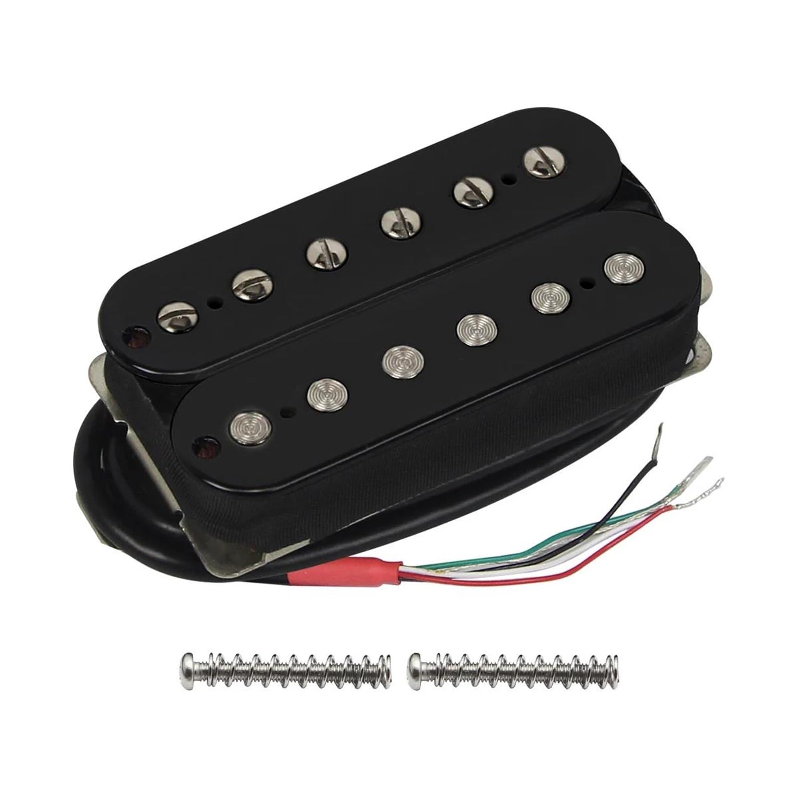 Repuestos Para Pastillas De Guitarra Pastillas De Guitarra Duraderas De Calidad Profesional. | 2 uds Alnico 5 pastilla de guitarra Humbucker Pickup doble bobina negro para guitarra eléctrica
