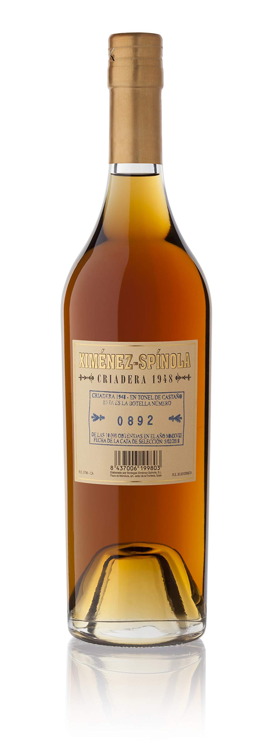 Ximénez-Spínola Brandy Diez mil Botellas - 700 ml