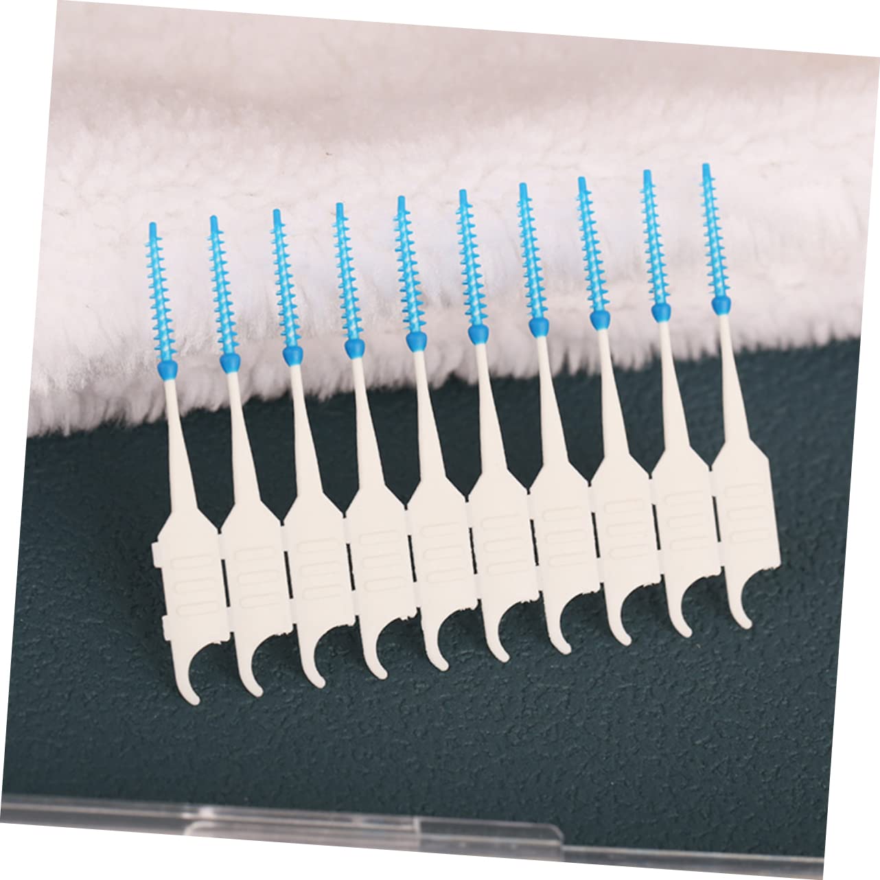 Beavorty 800 Piezas Cepillo Interdental Herramientas De Cuidado Bucal Interdental Brush Limpiador Interdental De Viaje Palillos De Limpieza Portátiles Grado Alimenticio Pp