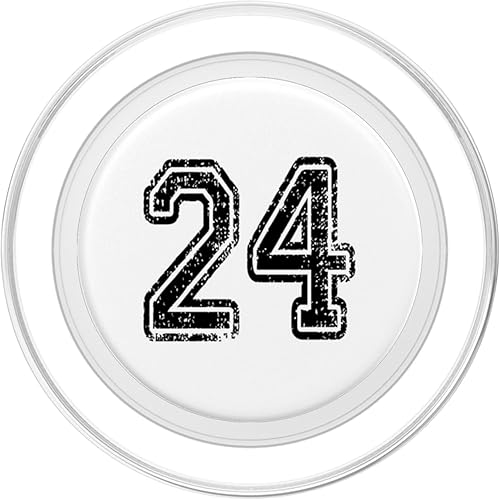 Miniatura 8 de PopGrip intercambiable número 24 en negro grungy