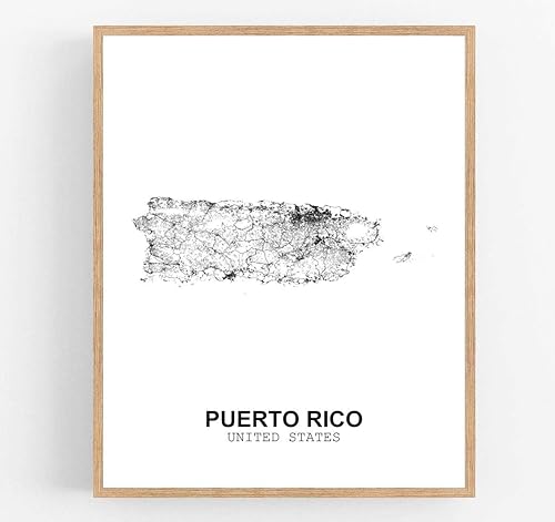Eleville 8X10 Unframed Puerto Rico United States Country View Abstract