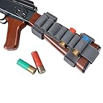 EXCELLENT ELITE SPANKER Tactical Nylon 12 Gauge Shotgun Bullet Shell Holder for Rifles (Gry)