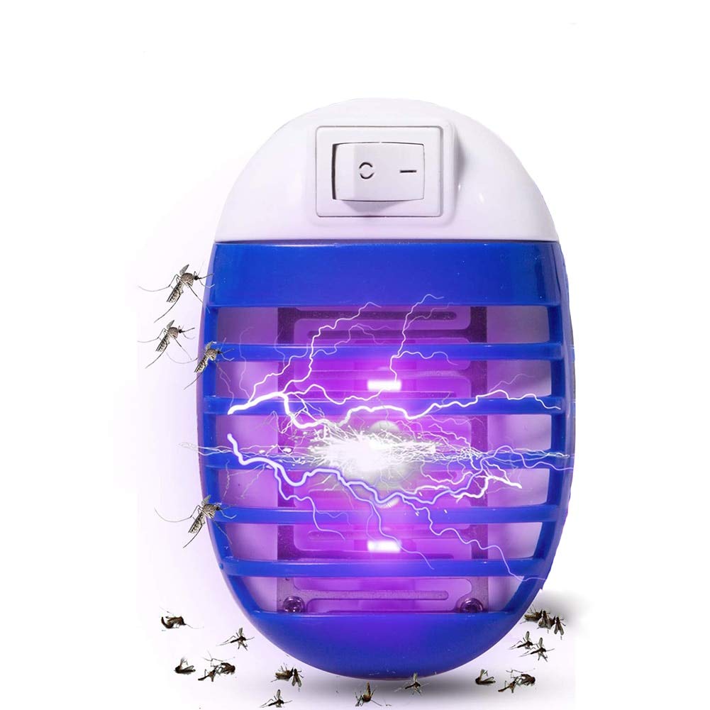 Urządzenie do zabijania komarów Elektroniczna pułapka na owady do zabijania komarów eliminuje większość latających szkodników za pomocą repelentów LED Night Light