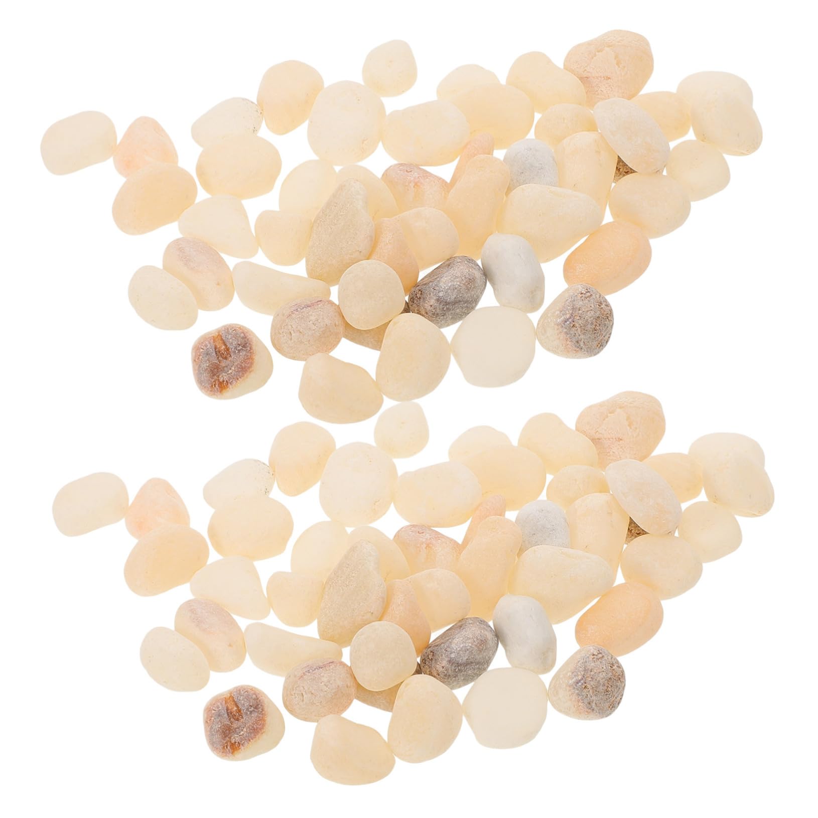 Yardwe Bright Colors Landscape Stones Aquarium Fish Tank Gravel Decor DIY Craft Stones Decorative Pebbles for Gardens