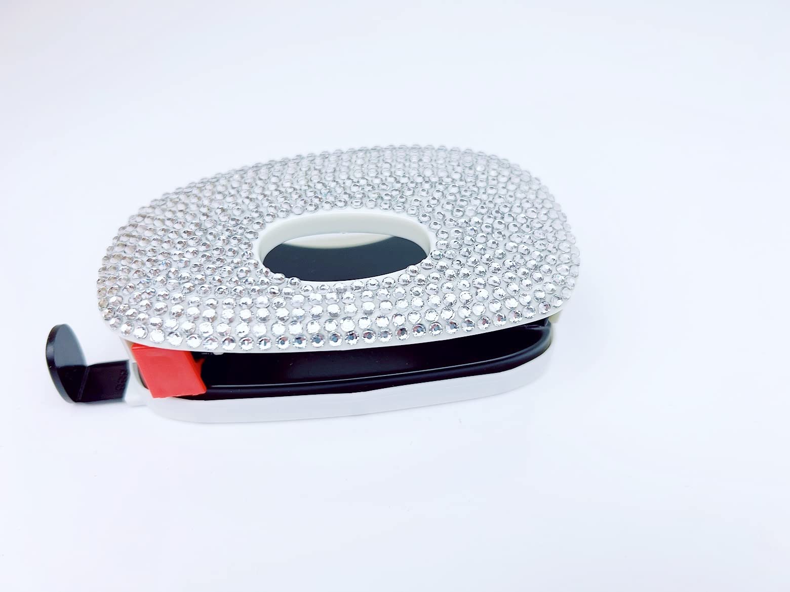 blingustyle Silver Crystals A4 A5 A6 Paper 2 Hole Puncher Punch Office Desk Accessories circle