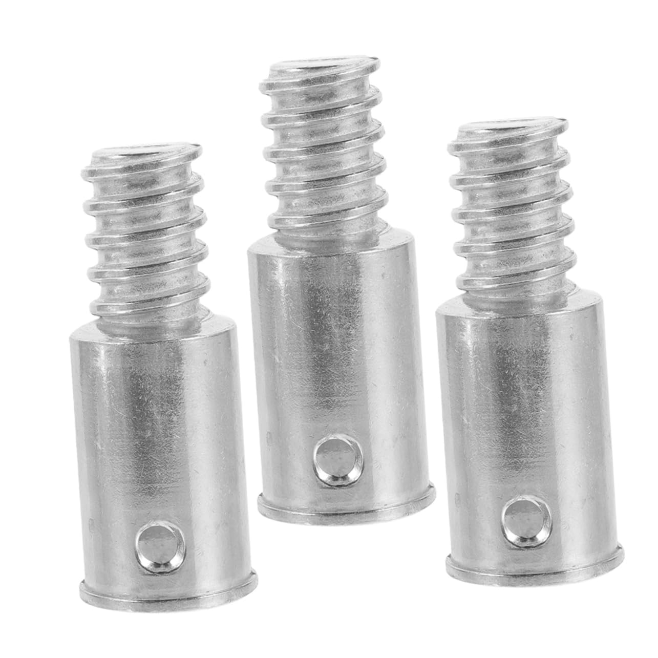 Unomor Telescopic Broom Rods Threaded Tip Parts Iron Replacement Broom Handle Threaded End Easy Install Connector Kit