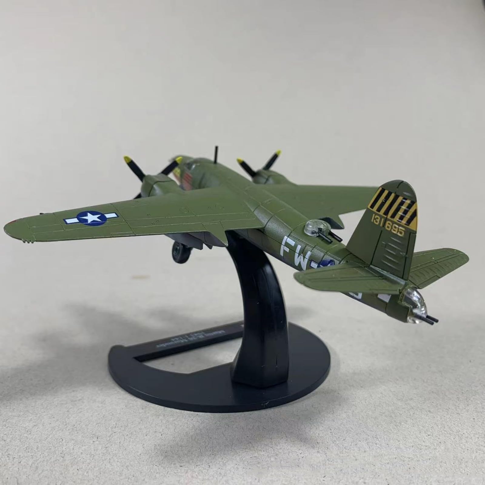 TECKEEN Lega WWII Martin B-26 Marauder Bomber Modello di Aereo Modello 1:144 Modello Simulazione Scienza Exhibition Model