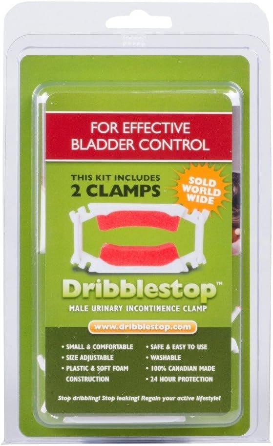 Male Urinary Incontinence Clamps - Wear 24/7 by Dribblestop