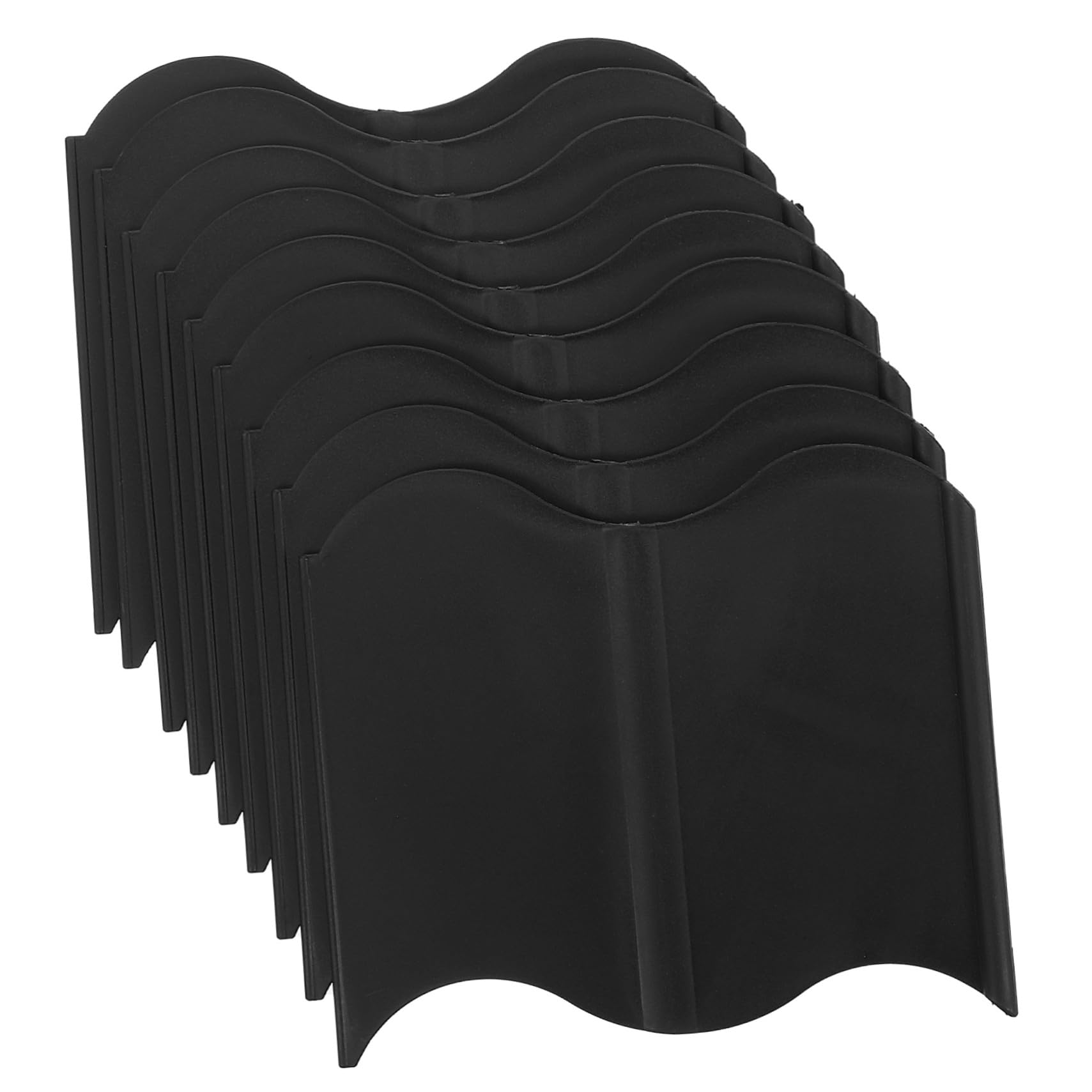 Pannelli di recinzione da giardino in plastica ad incastro, bordatura per prato e aiuole, decorazione per paesaggi esterni, facile installazione, soluzione resistente alle intemperie
