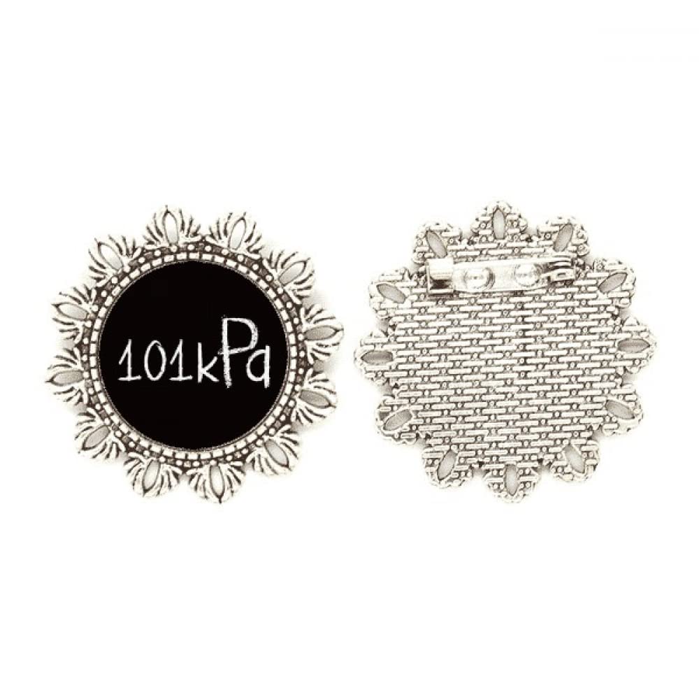 Broche de plata diseño flor medium joya para solapa mujer 4