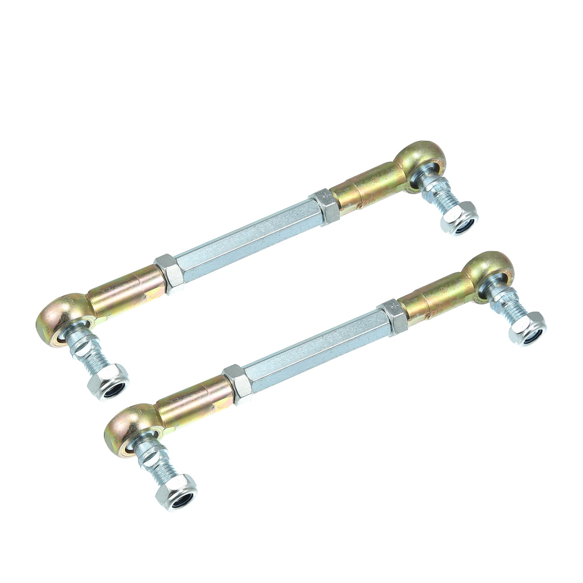 X AUTOHAUX 2 pezzi Tiranti dello Sterzo M8 140mm per ATV 50cc 70cc 90cc 110cc 125cc