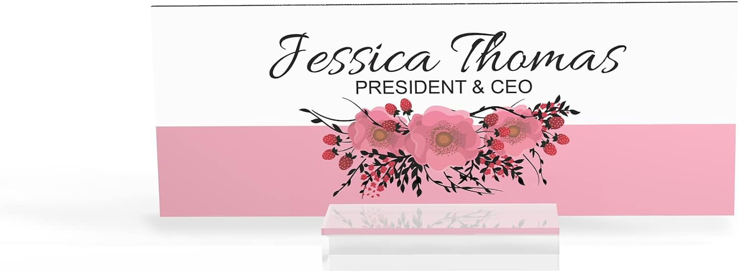 Buy Name Plate for Desk Acrylic Name Plate Personalized Name Plates