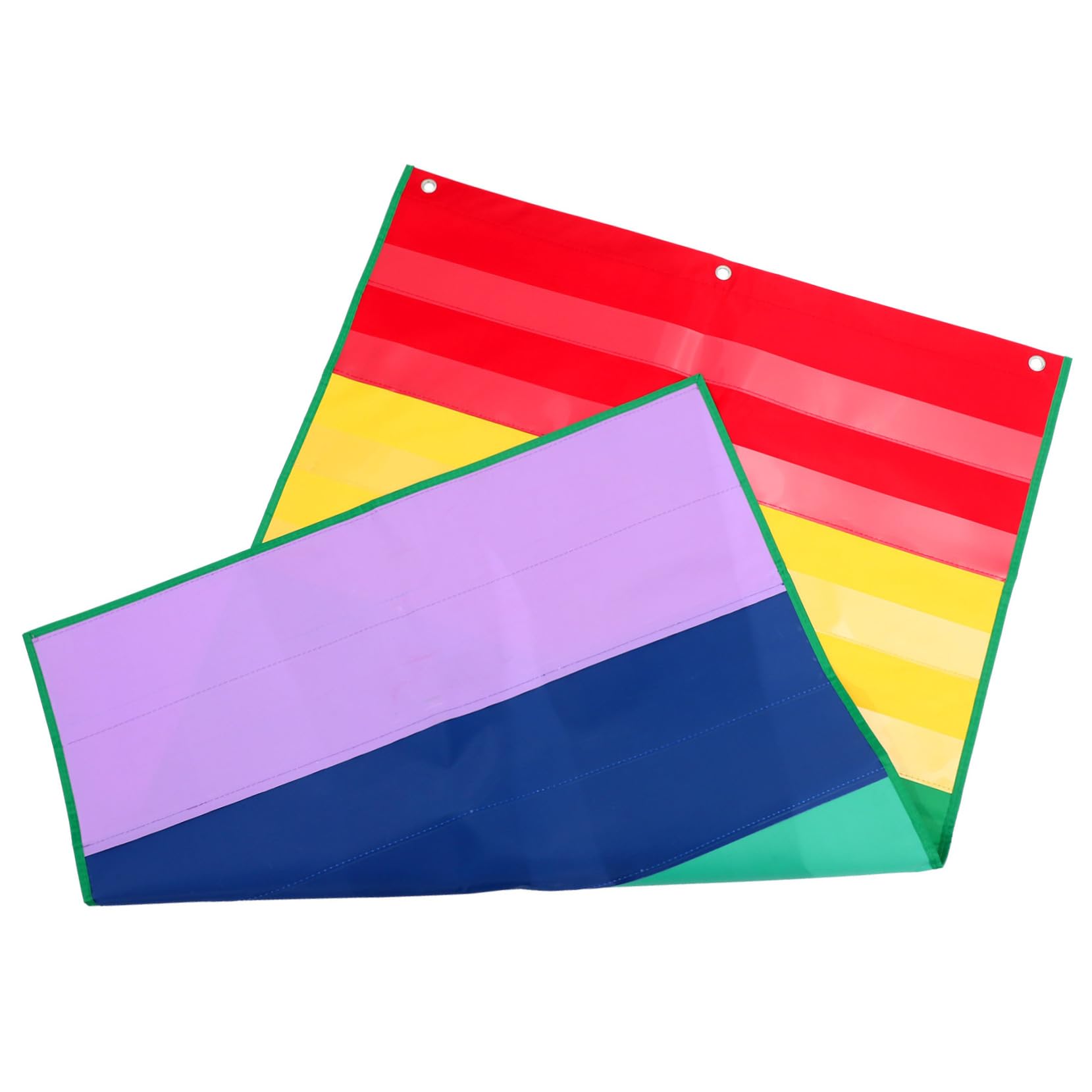 TEHAUX 3piezas Organizador De Bolsillo Para Aula Carteles De Estudio Soporte De Tarjetas Colgante Para Clases Diseño Práctico Para Tarjetas De Aprendizaje y Accesorios De Oficina Para