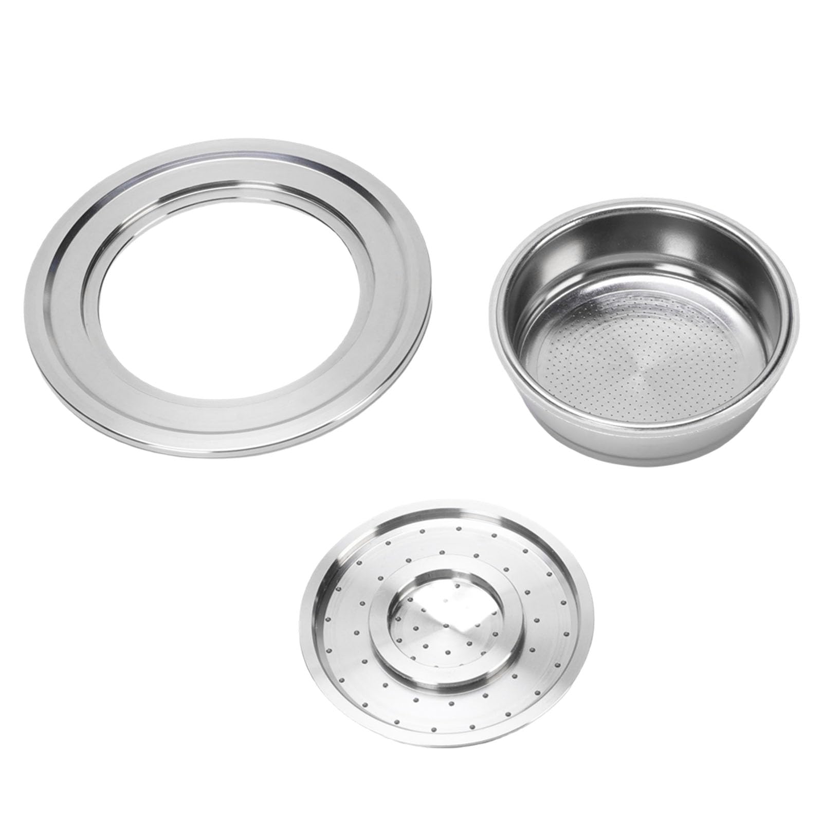 JTLB Taza de café reutilizable de acero inoxidable, cápsula recargable para máquina , con filtro inoxidable