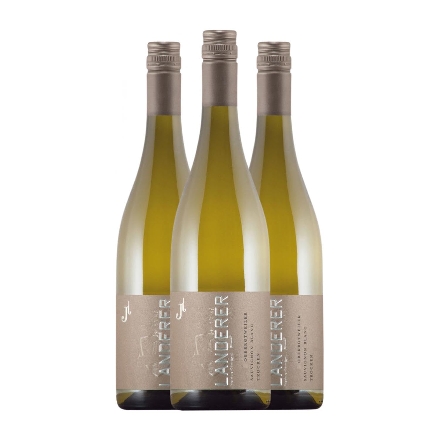 Landerer Sauvignon Blanca Seco Baden 75 cl Vino blanco (Caja de 3 Botellas de 75 cl)