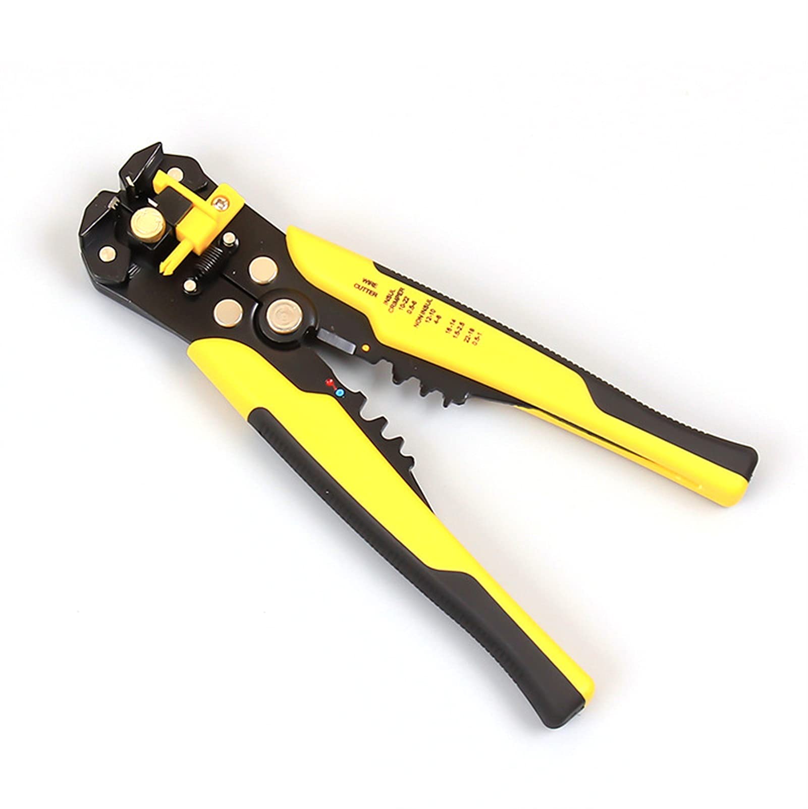 Terminal Multifonctionnel Automatique de la Pince à découper en Pince Terminal Multifonctionnel Automatique 0,2-6mm Outils de décapage(Giallo)