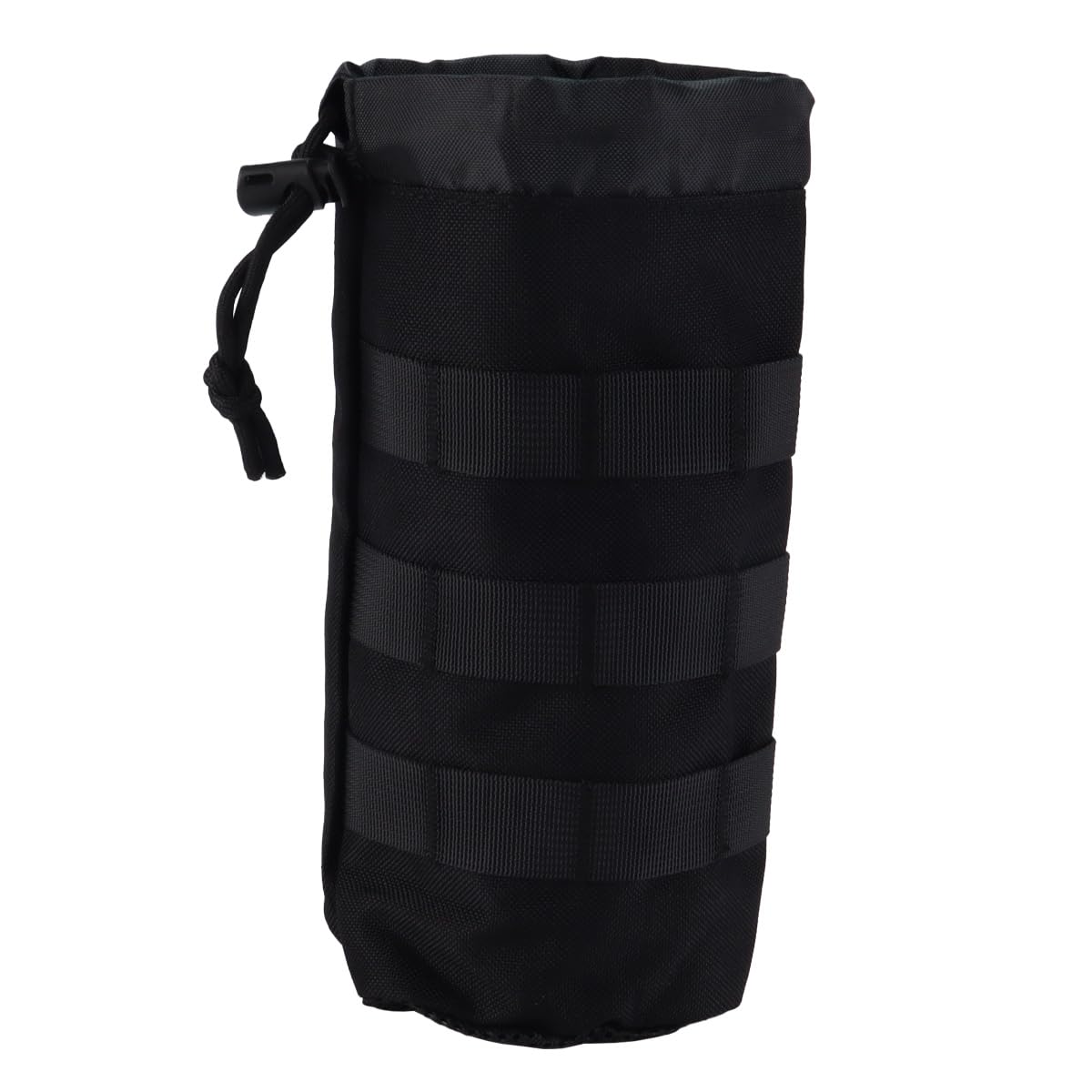 Enwye Molle Water Bottle Pouch Bottle Holder Holster Carrier Bag with Adjustable Drawstring Open Top for Vest Backpack, Hiking, Travel & Sports