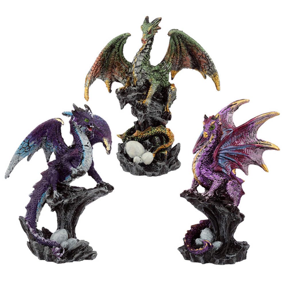 Puckator Men's Multicolor Dark Legends Guardian Mother Dragon - Home Decoration - Mother Dragon - Ornats - Resin - Home Accessories - Living Room Accessories - Fantasy Gifts For
