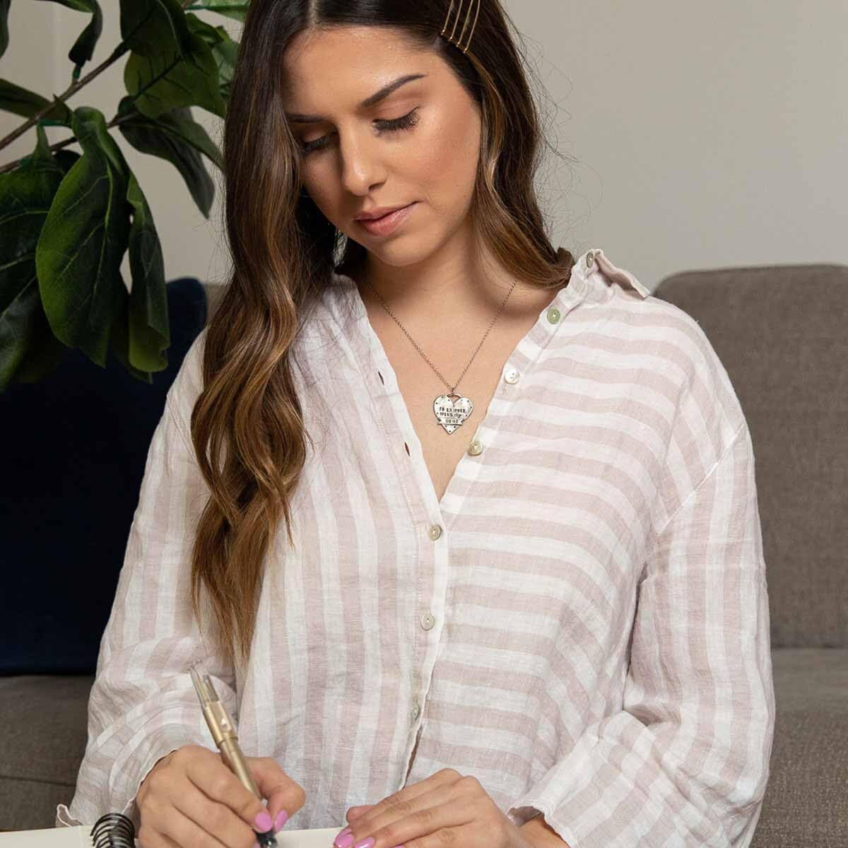 LISA LEONARD DESIGNS Pewter Pendant Necklace Minimalist Jewelry Necklaces For Women Gift For Her Dainty Necklaces - Image 5