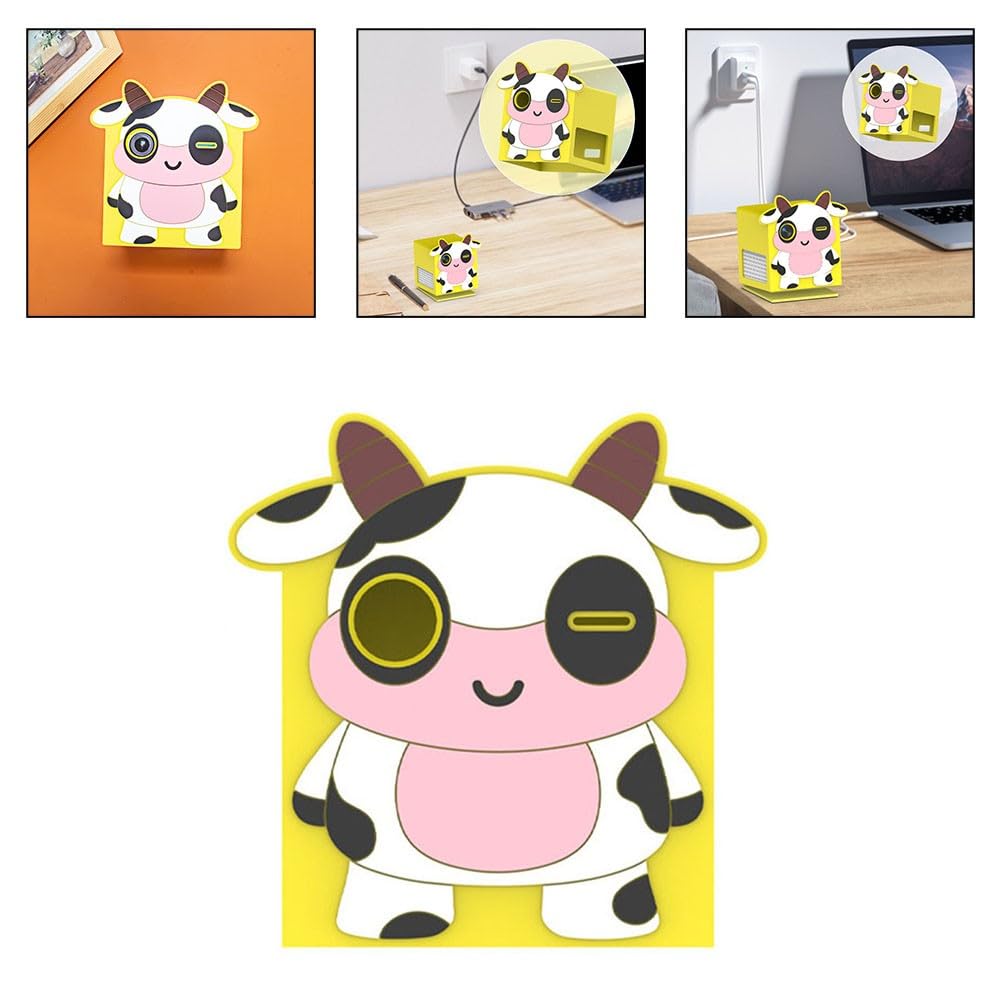 Bonita funda de silicona antideslizante de dibujos animados para Nex Playground Game System, 9,4 x 9,4 x 7,7 cm, ligera y para un diseño compacto con agarre texturizado, color blanco