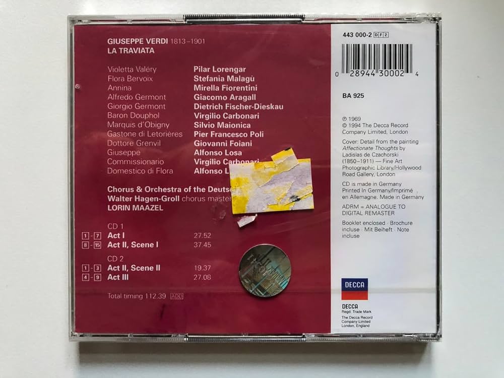 Giuseppe Verdi, Lorin Maazel, Orchester der Deutschen Oper