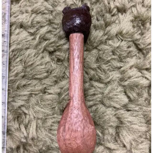 はしもとみお　木彫り熊スプーン　未使用品　木彫　熊 はしもとみお 木彫 クマ スプーン
