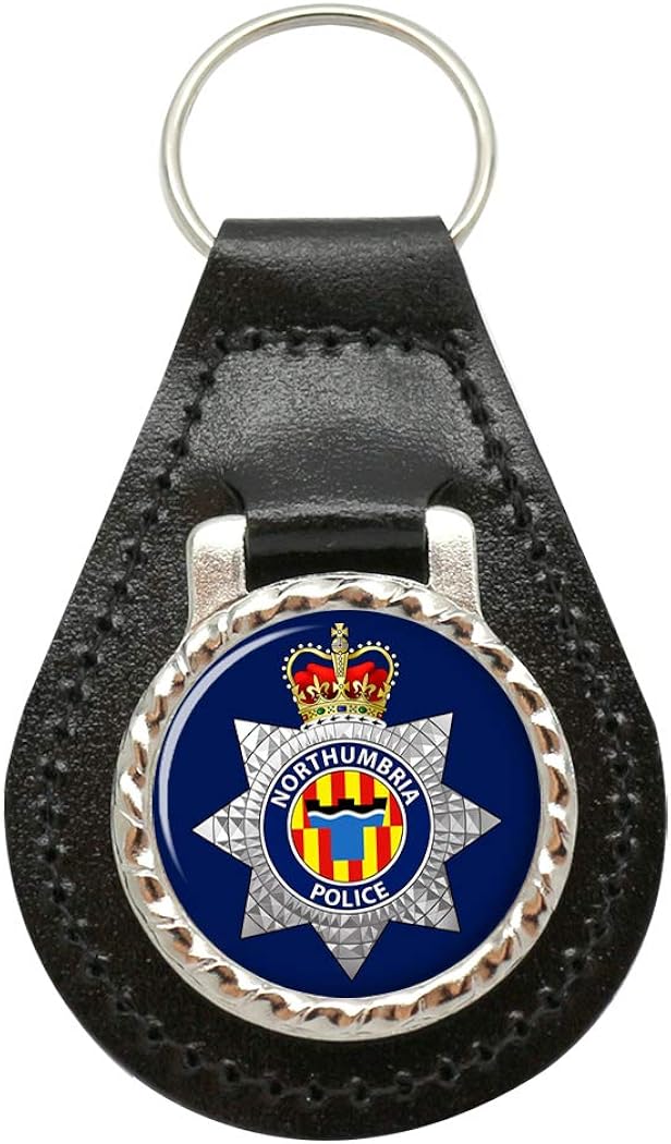 Northumbria Police Leather Key Fob Amazon.co.uk Fashion