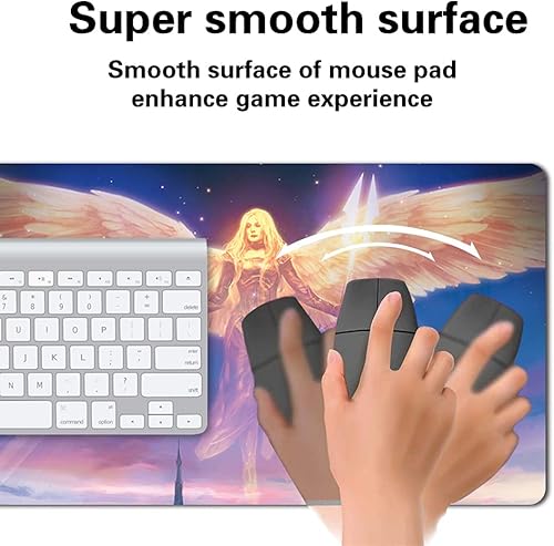 Miniatura 4 de LIUYANZE Juego de mesa TCG Playmat tamaño 23.6 x 13.8 in, alfombrilla de mouse compatible con MTG CCG RPG juego de cartas coleccionables (AVACYN,