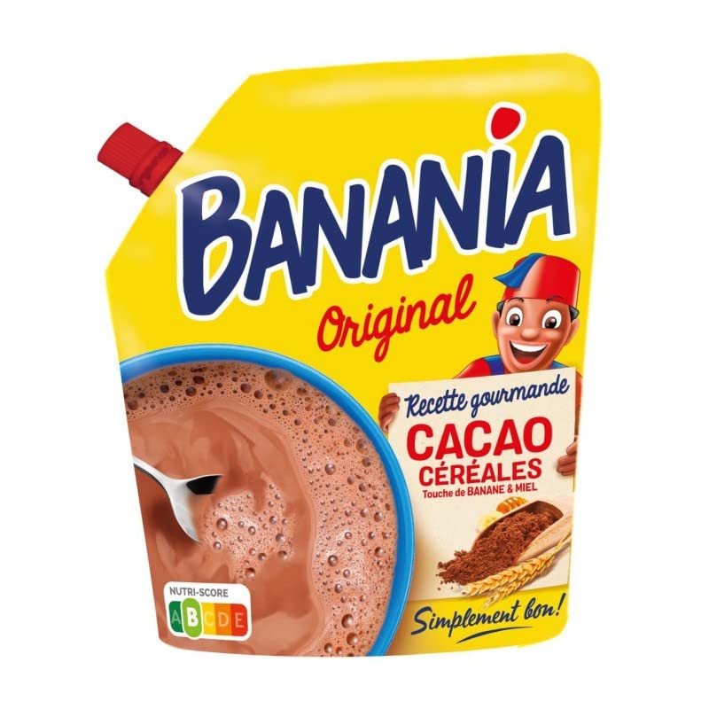 Chocolat en poudre BANANIA format pratique 4x400G pour stocker et cuisiner facilement