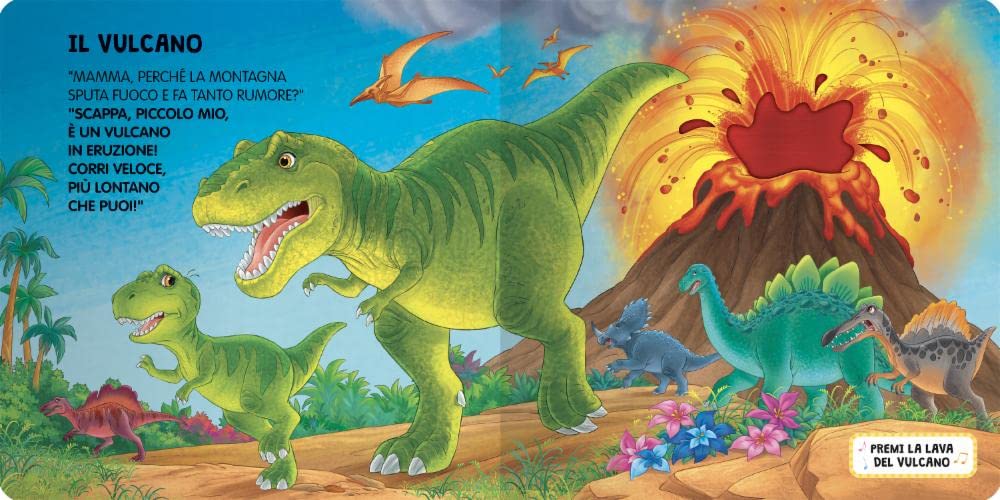 Dinosauri. Tocca senti e ascolta. Ediz. a colori